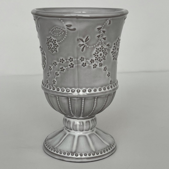 Ceramic Countertop Bathroom Set 2pc Toothbrush Holder with Tumbler - Picture 5 of 9